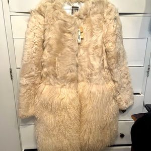 NWT lamb and Mongolian Lamb Coat